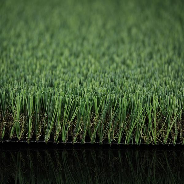 Four Tones Outdoor Artificial Grass Mat / Imitation Lawn Turf Landscaping