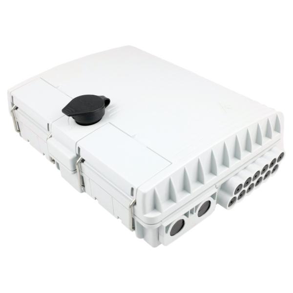 12 Cores Fiber Optic Distribution Box for Outdoor FTTH Network SC Connector Included