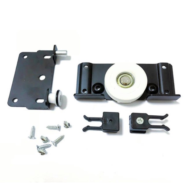 Cabinet Wardrobe Pulleys Shift Gate Guide Rail sliding door fittings and roller for wardrobe