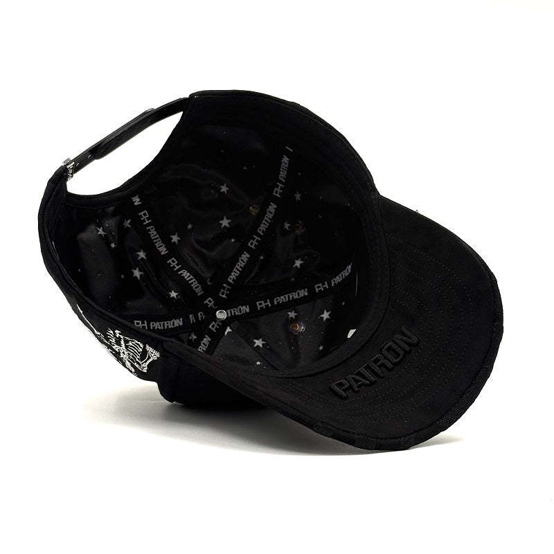 Streetwear Dad Hats Patron Rhinestone Flame Letter A Skeleton Skull Multi embroidered Y2K Curved Brim Trucker
