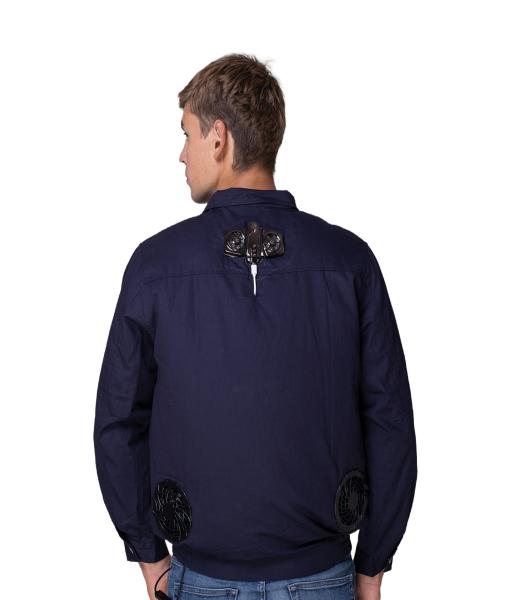 Veste de resfriamento de trabalho ao ar livre com ventilador de resfriamento de semicondutores Fique fresco e confortável
