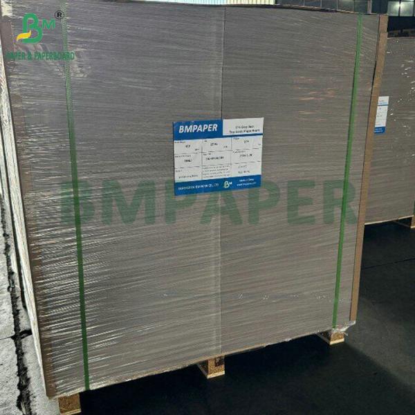 Good Stiffness 1mm 2mm Laminated Cardboard With Both Sided White Middle Grey Bonne rigidité 1 mm 2 mm carton stratifié avec les deux côtés blanc gris moyen