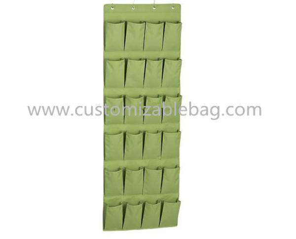 Bolso não tecido das caixas de armazenamento 24 do azul da forma sobre o organizador da sapata da porta