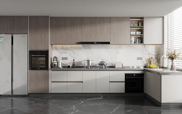 Modern Simple Multifunctional Custom Cabinets with Island Kitchen Cupboard