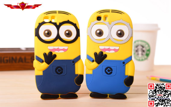 100% Qualify And Brand New Fashion Cartoon Silicone Cover Case For Lenovo A828T Colorful