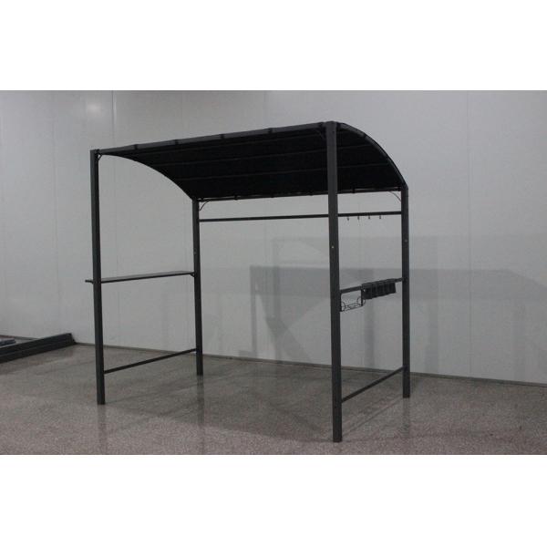 Outdoor Patio Polyester BBQ Shelter Barbecue Gazebo with Powder Coated Sail Finishing