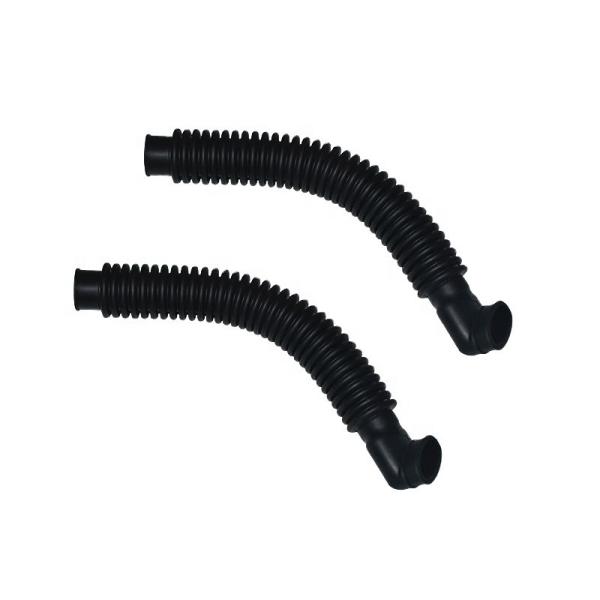 Silicone preto resistente ao óleo silicone flexível SIL tubo ondulado