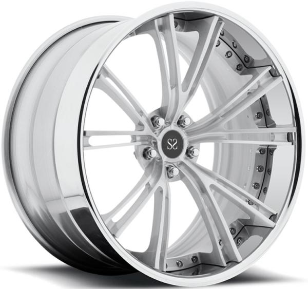 A borda polonesa 2-Piece do carro forjou as rodas as bordas de 20 polegadas personalizadas para Lexus GS 5x114.3