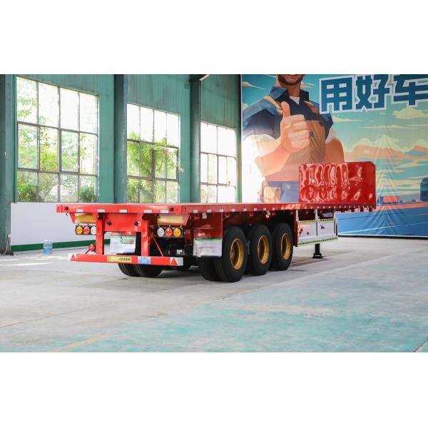 Premium 80t Removable Lowbed Flat Trailer Perfect For Excavator And Container Transport