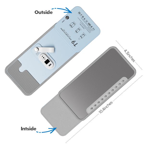 Calentador portátil USB para biberones, 5 niveles de temperatura 40-50°C