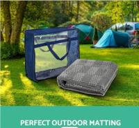 Mat de camping extérieur en PVC non glissant de 600 grammes pour le parc de caravane Mat de bain anti-alip Mat de haute résistance