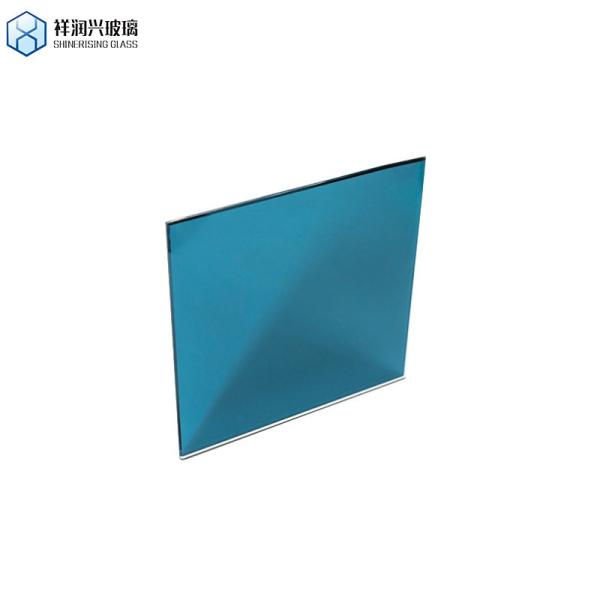 Rectangle Glass Coloreds Mirror Panel with Competitive and Bronze Golden Frame Material