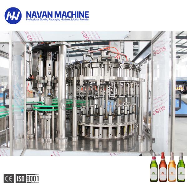 3 In 1 Washing Filling Capping Machine For Glass Bottle Beer