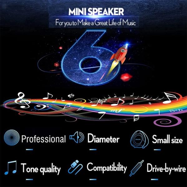 3C Conveniente Função de telefone Certificado Estante de livros alto-falantes com Alumínio / ABS PC Cabinet