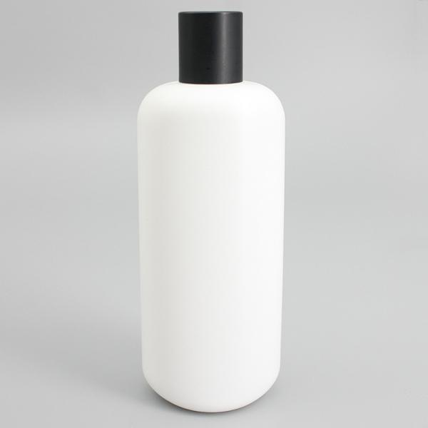 Garrafas reusáveis ovais do champô 300ml do HDPE branco