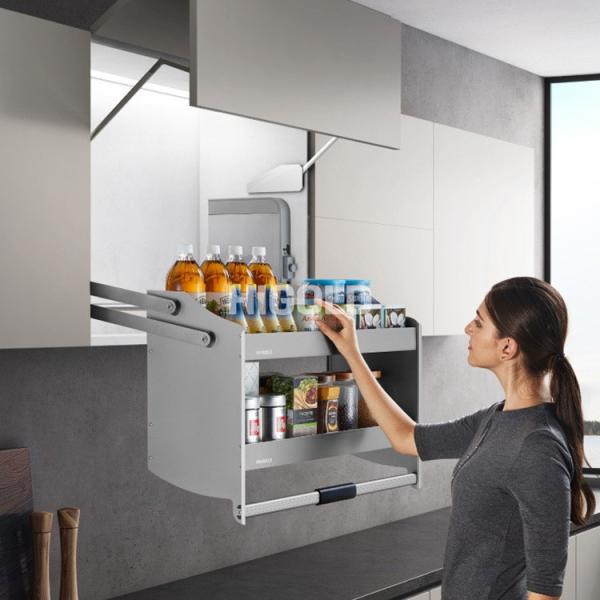 Finished Modern Style Veneer Kitchen Timber Veneer Cabinet For Old Kitchen Renovation