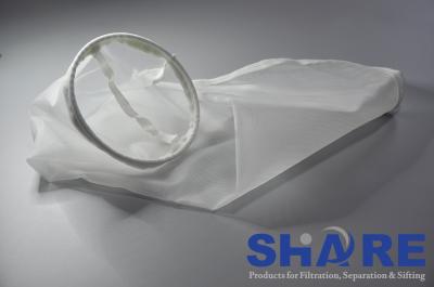 Sacos de filtro soldados ultrassônicos da malha do monofilamento industriais para a filtragem líquida