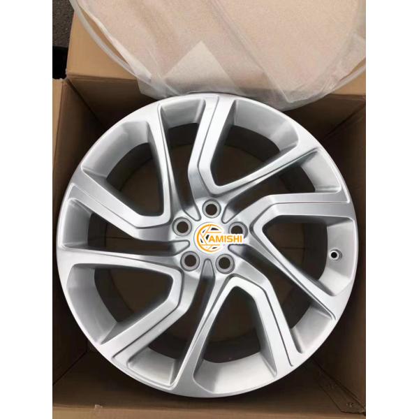 21 Inch Black ET49 72.6 Hole 5 Twin Spoke Alloy Wheels For Range Rover