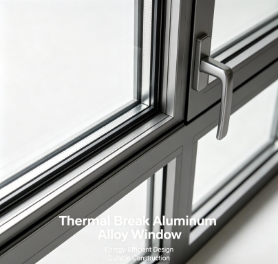 Thermal Break Aluminum Alloy Window  for Commercial Buildings