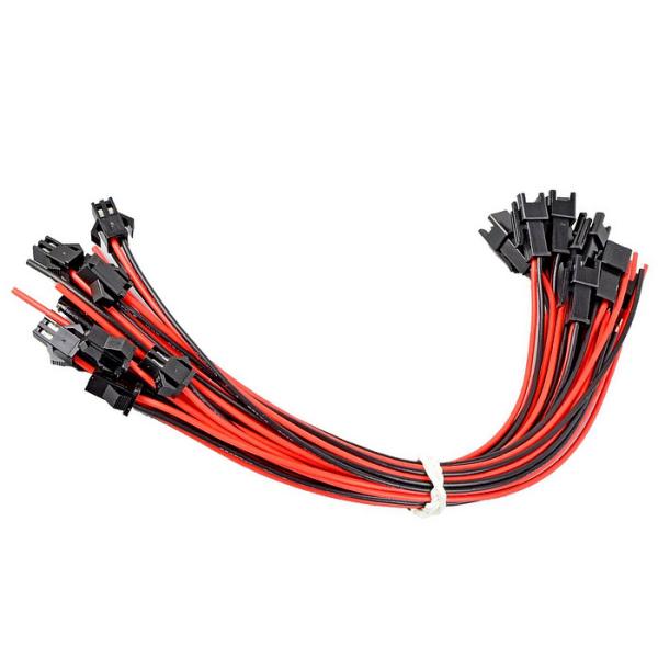 JST SM 2.54 2 Pin  Male Female Battery Wire Connectors Terminal Plug