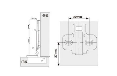 Self Closing Clip-on Hydraulic Hinge Cold-rolled steel Nickel Plated Full Over Lay