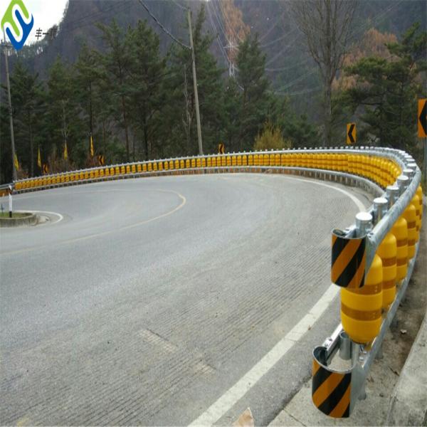 Safety Roller Guard Rail Rolling Crash Barrier Guardrail Anti Corrosion