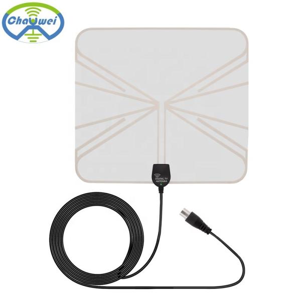 Universal Amplified Indoor Digital HDTV Antenna DVB ATSC ISDB 230MHZ 25dbi
