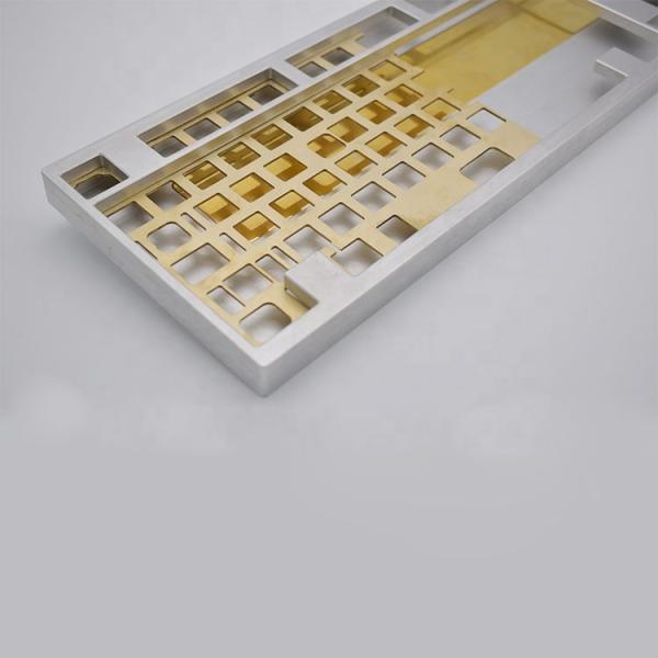 2019 OEM Color Anodized Acrylic Control Machine Brass Aluminium mechanical Keyboard Cnc lathe machine parts