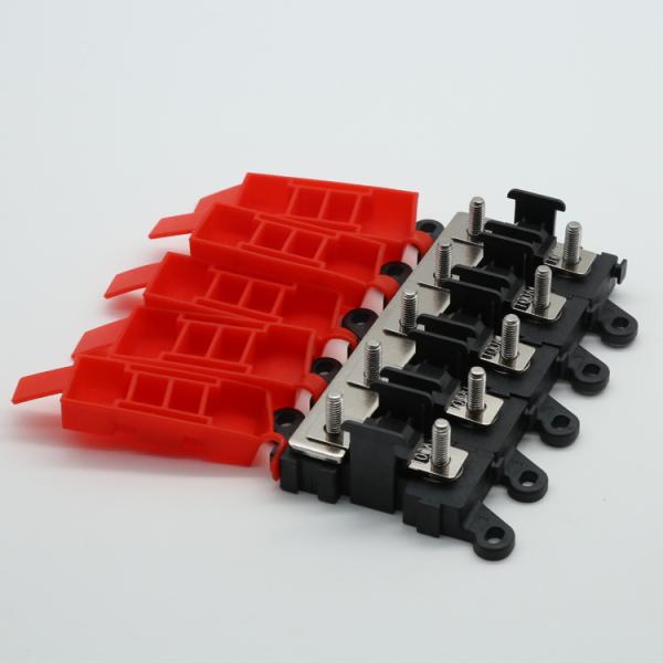 5 Way MIDI Fuse Holder Set 1 In 5 Out Distribution Block 200A Многопольный блок предохранителей