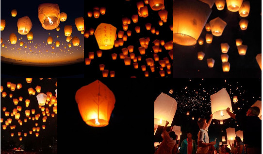 Large Sky Light, Sewing article, Fireproof lights；86*47cm*3cm;    95*55*37cm ; 120*65*38cm Oval, heart-shaped, cylind
