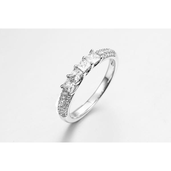 Star Band Rings 925 Silver CZ Rings Stackable Finger Promise Rings