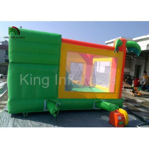Rainforest theme 0.55mm PVC Funny Inflatable Jumping Castle For Children / Adult
