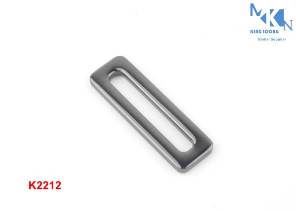 Rectangle Ring Hardware 32mm Inner Size , Polished Bag Making Accessories