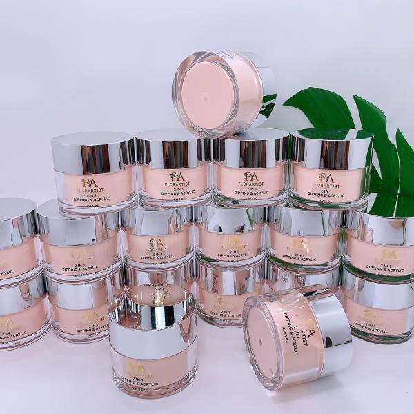 1oz Pink White Acrylic Powder 30g Jar Nails Extended Carving Powder Pigment Nail Acrylic Powder With Monomer