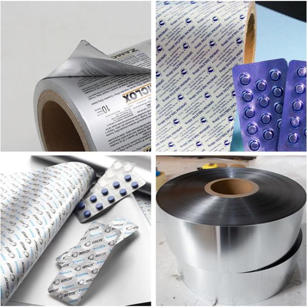 Blister Barrier Foils Cold Forming Aluminum Foil For Pharmaceutical Packaging