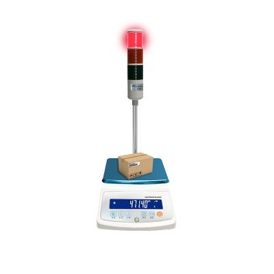 Respuesta rápida Balanza electrónica de precisión con tres colores Alarma de límite superior e inferior