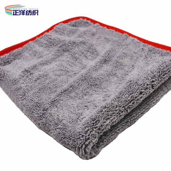 400GSM Washable Cleaning Cloths Large Size 40X60CM Grey Microfiber Cleaning Cloth