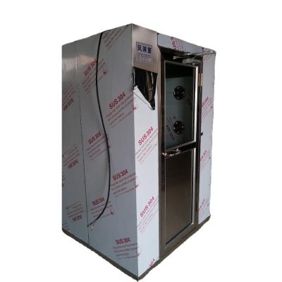 2 Person 2 Sides Stainless Steel Air Shower Cabin with Automatic Door and 3000W Power