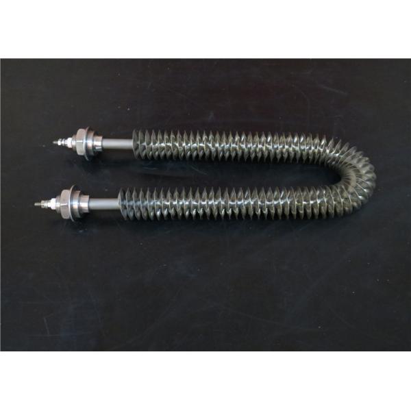 Long Lifetime Finned Air Heater Finned Heating Elements Easy Maintain
