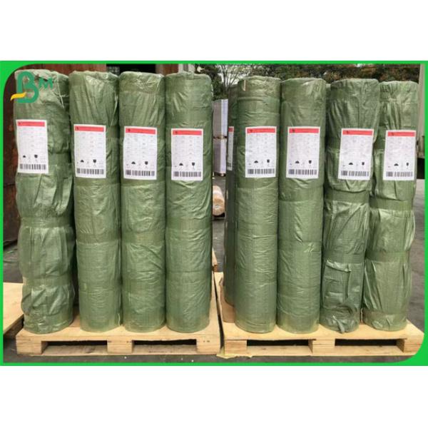 Eco Friendly Washable Kraft Paper Roll 0.55mm 0.7mm With Metal Color