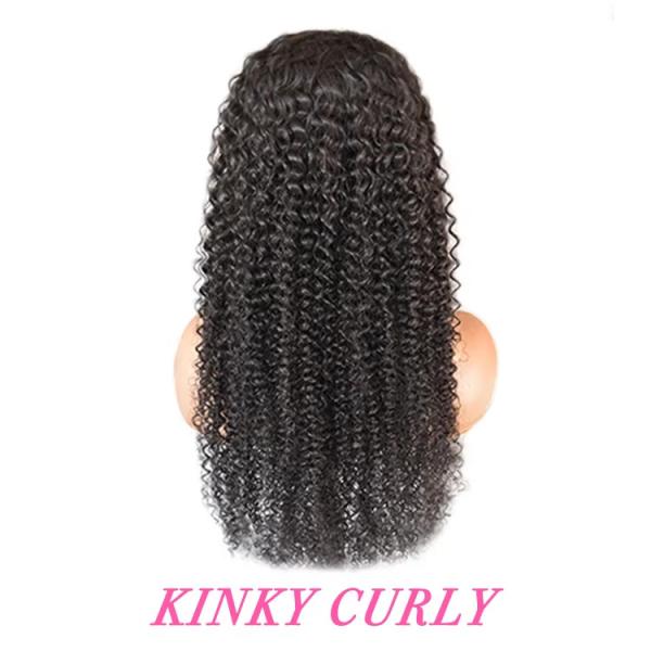 Glueless Full Hd Lace Wigs for Black Women Kinky Curly Lace Front Wigs Raw Brazilian Human Hair Lace Frontal closure Wigs