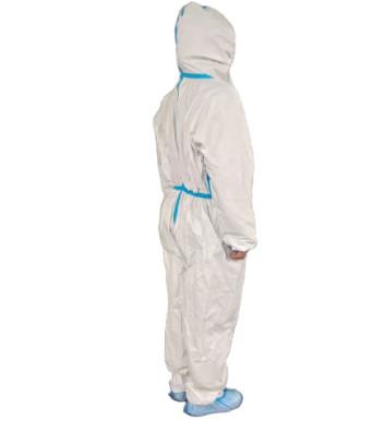 S-3XL Disposable Surgical Gown , Disposable Coveralls With Hood And Boots