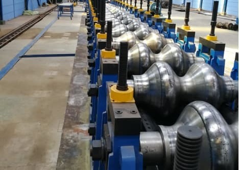 Model DFCP150 Corrugation Plate Roller Forming Line With Punching Hole Function