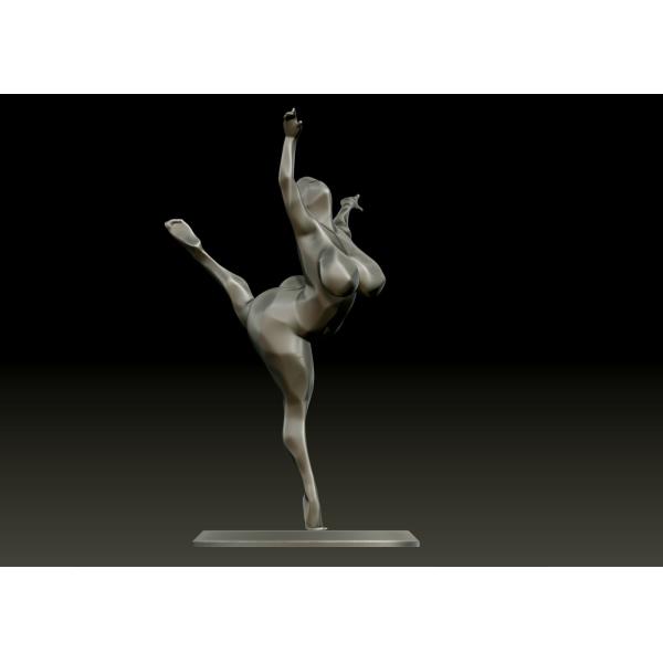 Contemporary Decoration Art Bronze Graceful Ballerina Sculpture