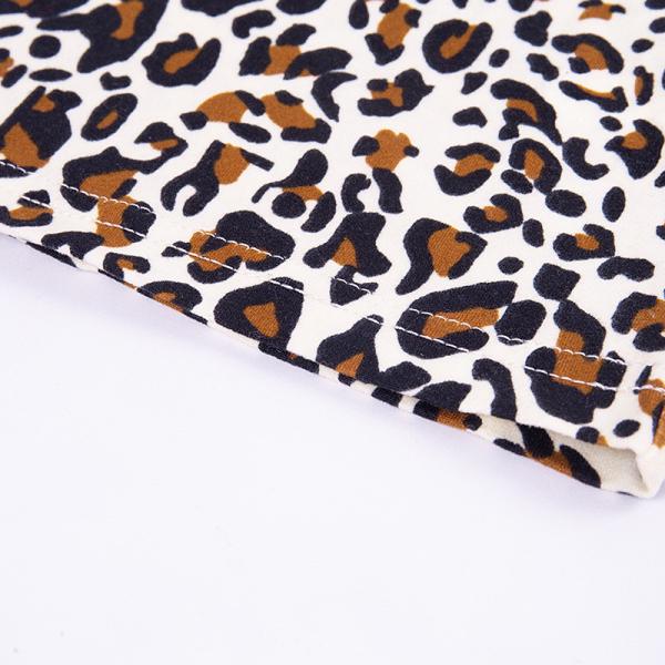 European and American autumn new ins sexy leopard print Turtle Neck long sleeve mini bodycon dresses