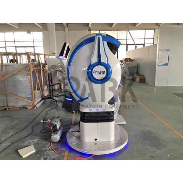 Electric Platform Virtual Reality Movies 9D VR Cinema With Single Chair 360 Degree Rotation Interactive