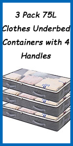 Toiletry Cosmetic Organizer, Waterproof, Large Capacity, moving Tote Bag, underbed Storage Zipper carry Bag