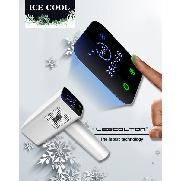 Lescolton Home Beauty Machine Ice Cool IPL Epilator Permanent Laser Hair Removal LCD Display