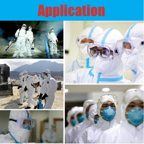 Chemical Splash Laboratory Medical Protective Glasses 3m Face Shield Safety Glasses