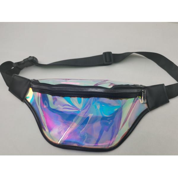 Transparent PVC Bum Bag Fashion Reflective Waist Bags Holographic Laser Fanny Pack